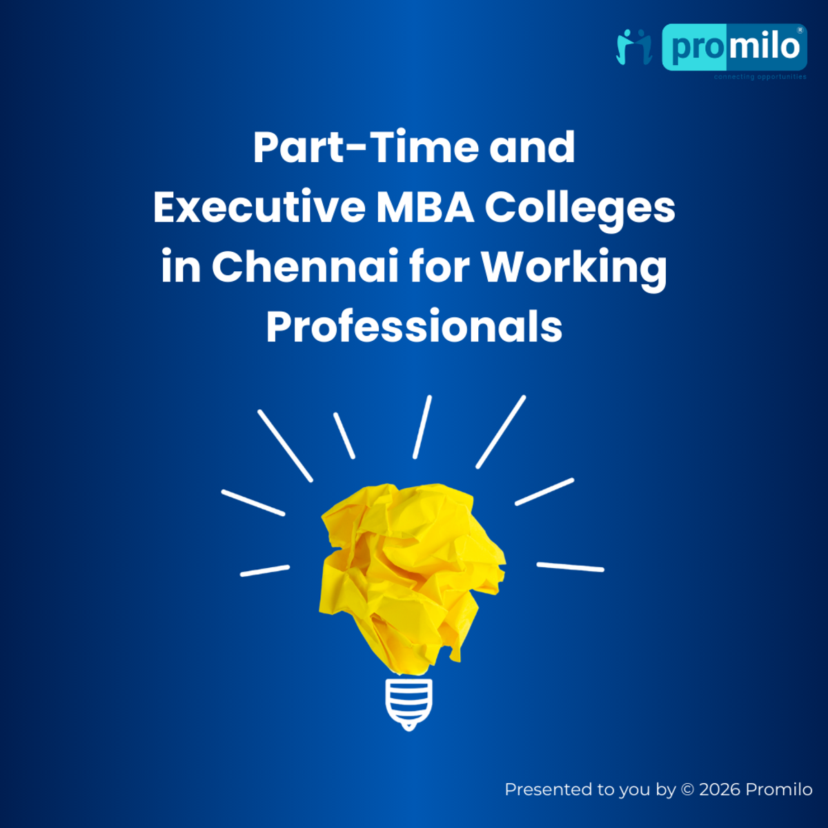 Part-Time and Executive MBA Colleges in Chennai for Working Professionals